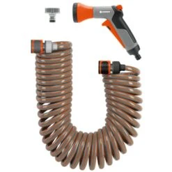 GARDENA 5-częściowy Zestaw Ze Spiralnym Wężem 9 Mm, 10 M 4646-20