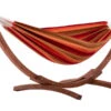 Hamak Dwuosobowy VIVERE C8SPSN, Czerwono-brązowy -Building Materials Shop hamak dwuosobowy vivere c8spsn czerwono brazowy b iext68164963