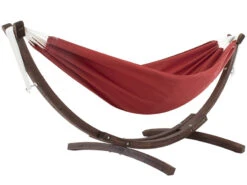 Building Materials Shop 44 Hamak VIVERE C8SPSN, Czerwony, 120x260 Cm