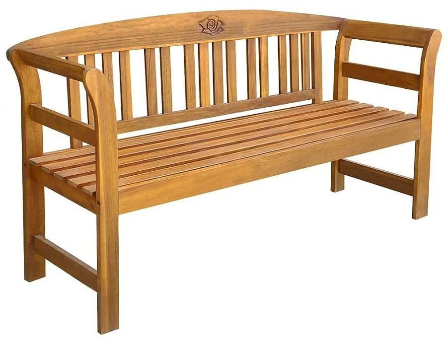 Ławka Ogrodowa ELIOR Nuln, Brązowa, 82,5x157x45 Cm 3 Ławka Ogrodowa ELIOR Nuln, Brązowa, 82,5x157x45 Cm