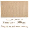 Mata,osłona Balkonowa OCZKOWANA Z Technorattanu, Kolor Kremowy, Szerokość 1,00 M -Building Materials Shop mata oslona balkonowa oczkowana z technorattanu kolor kremowy szerokosc 1 00 m b iext69975754
