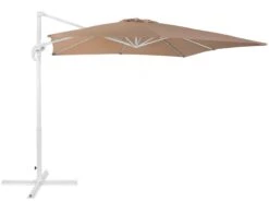 Parasol Ogrodowy BELIANI Monza, Beżowy, 250x250x235 Cm