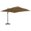 Parasol Ogrodowy VIDAXL, Brązowy, 300x300 Cm -Building Materials Shop parasol ogrodowy vidaxl brazowy 300x300 cm b iext68171184