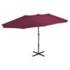 Parasol Ogrodowy VidaXL, Czerwony, 460x270 Cm 2 Parasol Ogrodowy VidaXL, Czerwony, 460x270 Cm -Building Materials Shop parasol ogrodowy vidaxl czerwony 460x270 cm b iext68171112