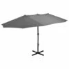 Parasol Ogrodowy VIDAXL, Szary, 460x270 Cm -Building Materials Shop parasol ogrodowy vidaxl szary 460x270 cm b iext68167280