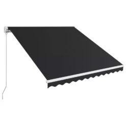 Ręcznie Zwijana Markiza VIDAXL, Antracytowa, 300x250 Cm