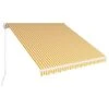 Ręcznie Zwijana Markiza VIDAXL, żółto-biała, 300x250 Cm -Building Materials Shop recznie zwijana markiza vidaxl zolto biala 300x250 cm b iext68169712
