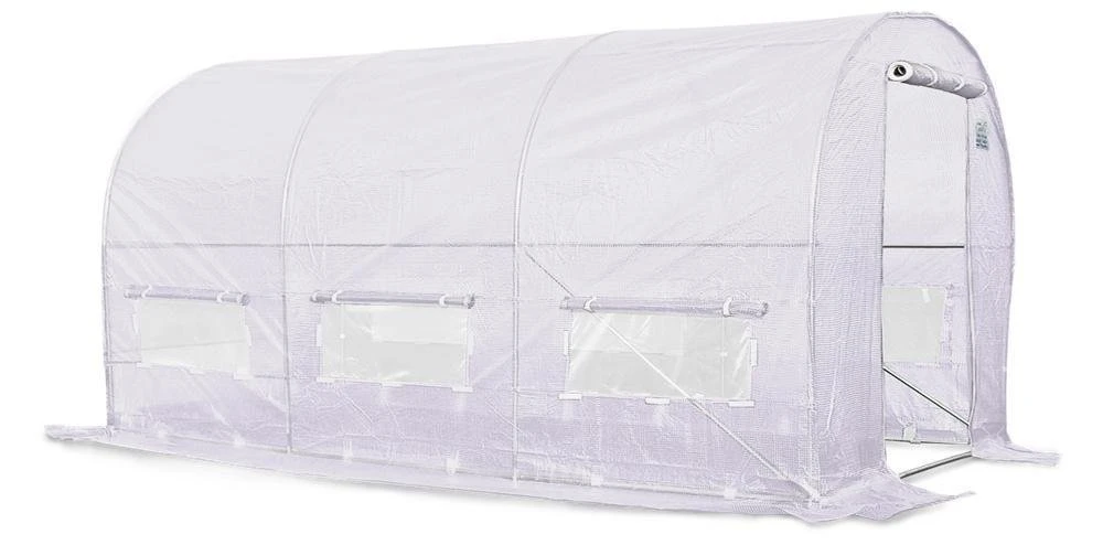 Tunel Ogrodowy, Foliowy FOCUS GARDEN, Biała Siatka Wzmacniająca, 3x2 M 3 Tunel Ogrodowy, Foliowy FOCUS GARDEN, Biała Siatka Wzmacniająca, 3x2 M