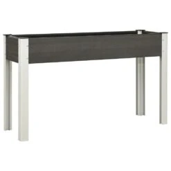 VidaXL Podwyższona Donica Ogrodowa, Szara, 120 X 40 X 75 Cm, WPC