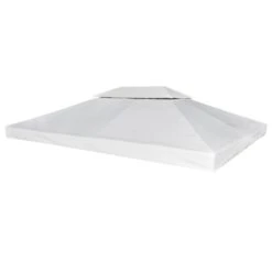 VidaXL Zadaszenie Altany Ogrodowej, 310 G/m², Kolor śmietankowy, 3x4 M