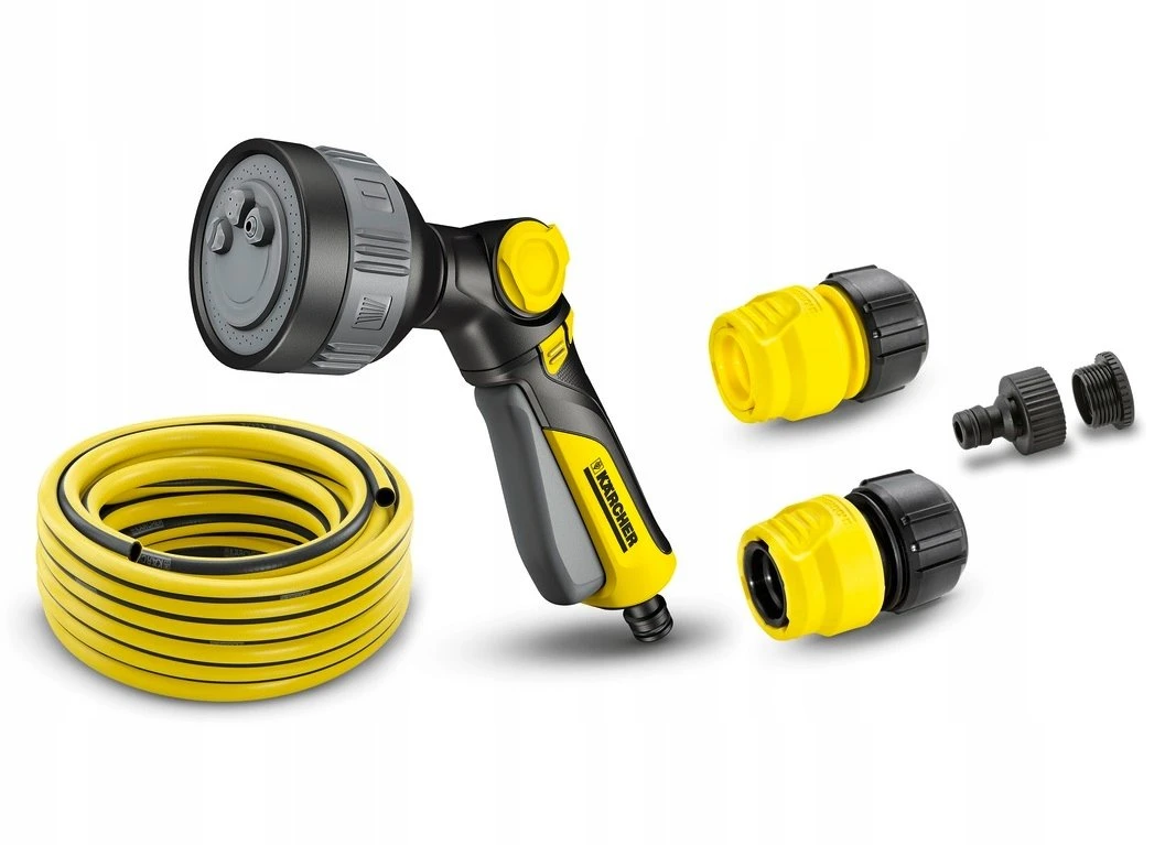 Karcher Zestaw Do Nawadniania Ogrodu Wąż Pistolet Złączki 3 Karcher Zestaw Do Nawadniania Ogrodu Wąż Pistolet Złączki