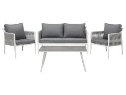 Zestaw Mebli Ogrodowych BELIANI Latina, Szary